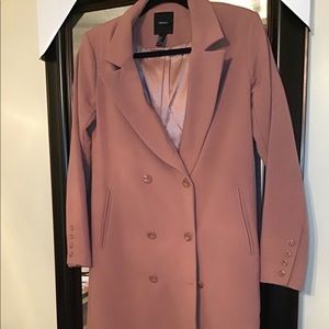 Long Blush Peacoat